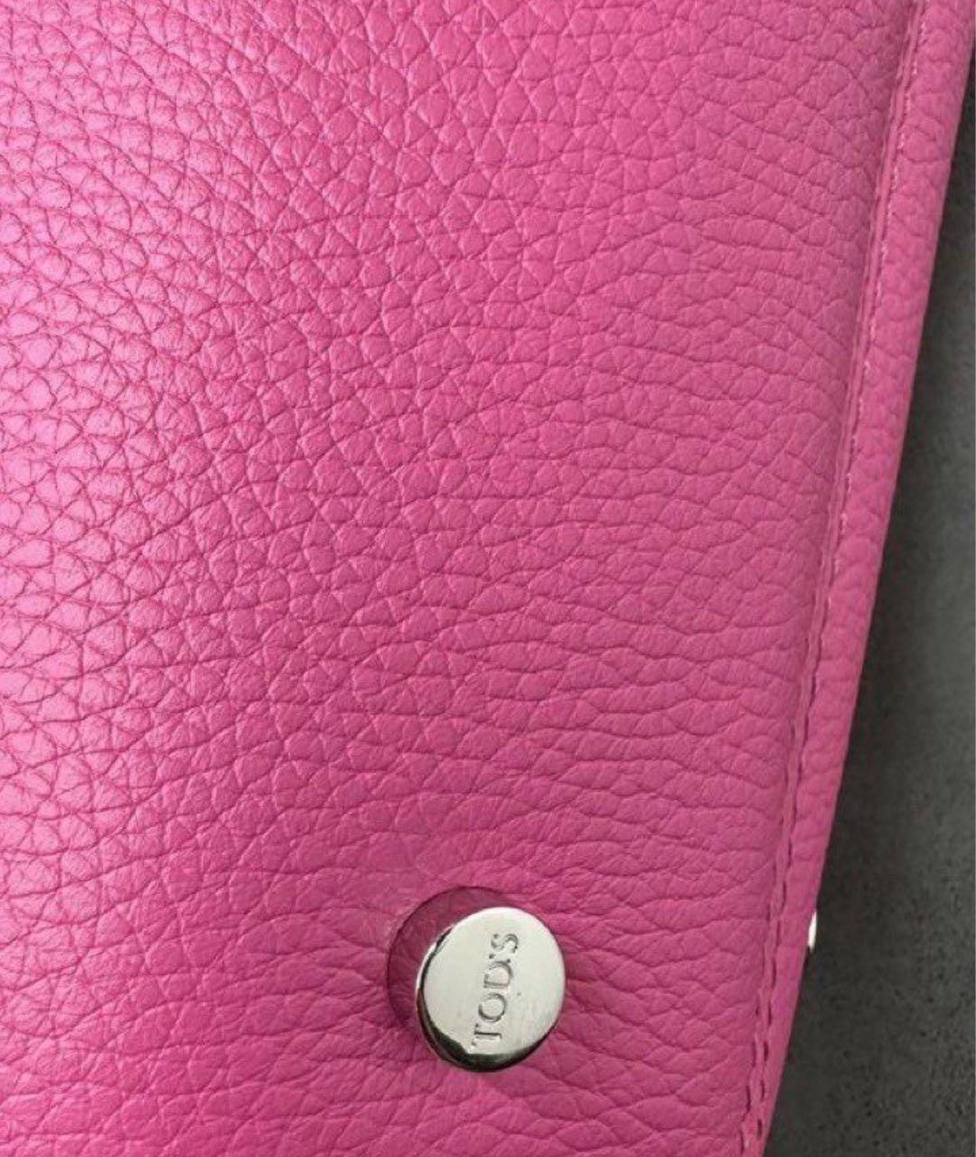 TOD'S Розовая кожаная сумка тоут, фото 6