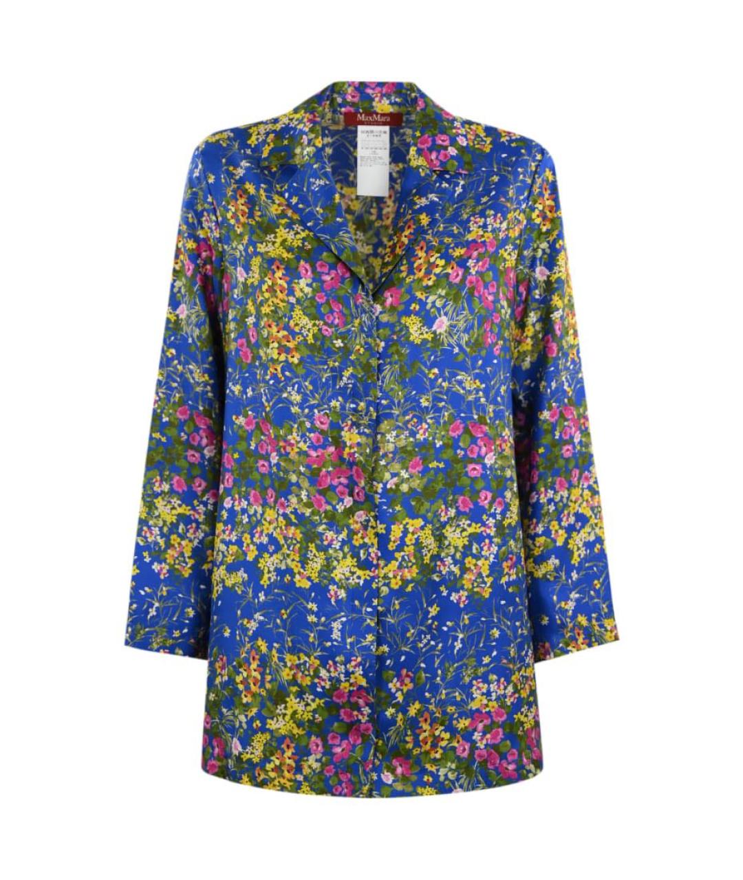 MAX MARA Мульти шелковый костюм с брюками, фото 9