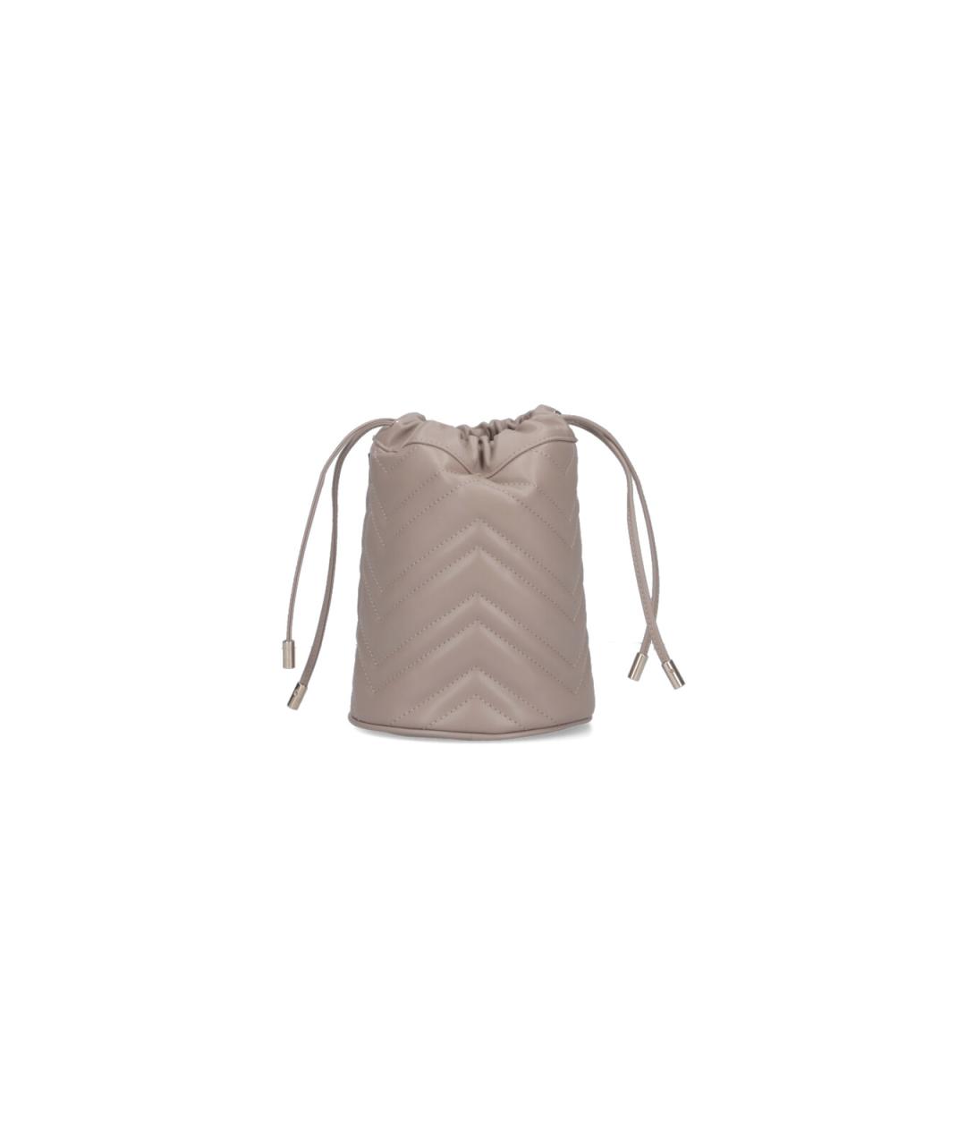 GUCCI Бежевая кожаная сумка тоут, фото 3