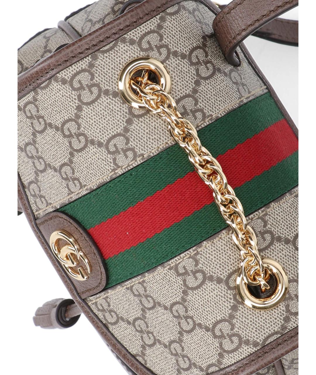 GUCCI Бежевый рюкзак, фото 5