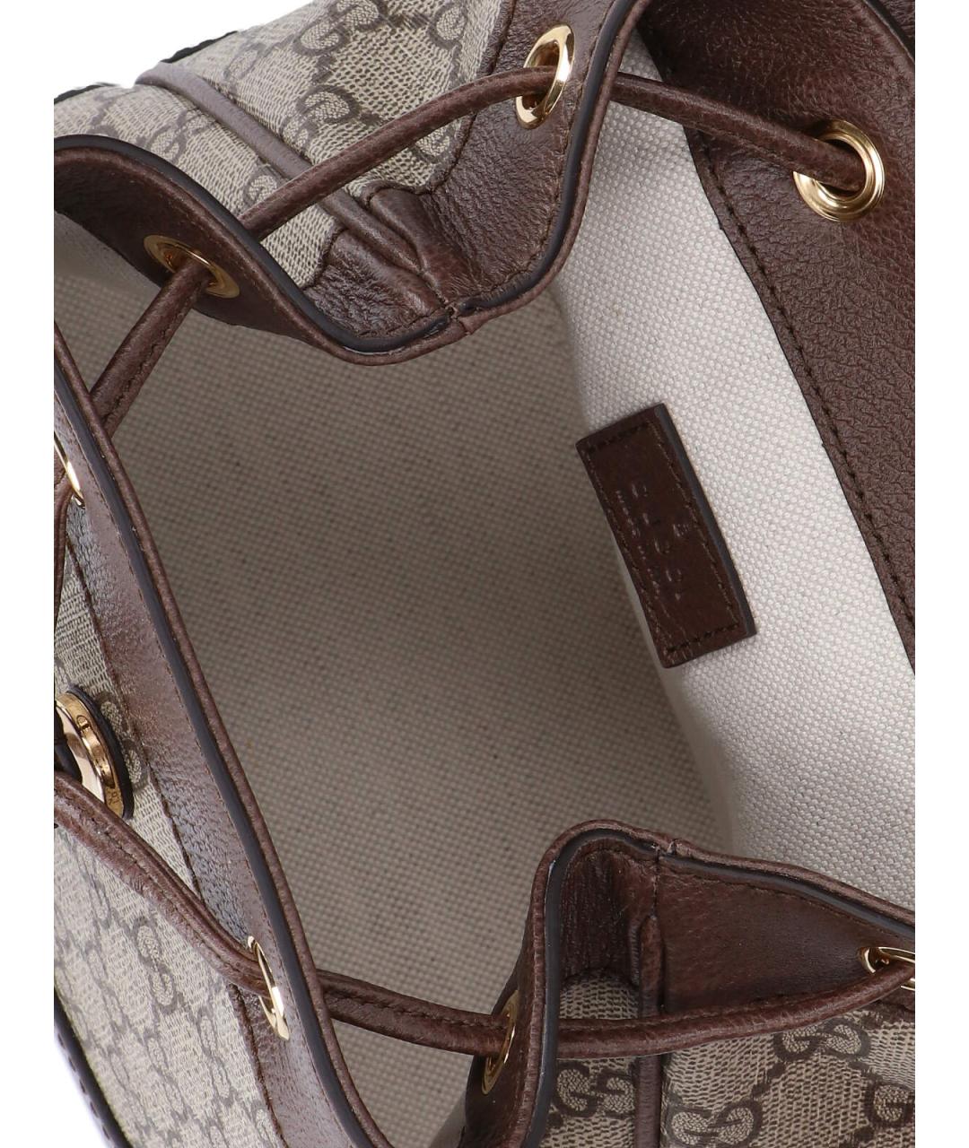 GUCCI Бежевый рюкзак, фото 4