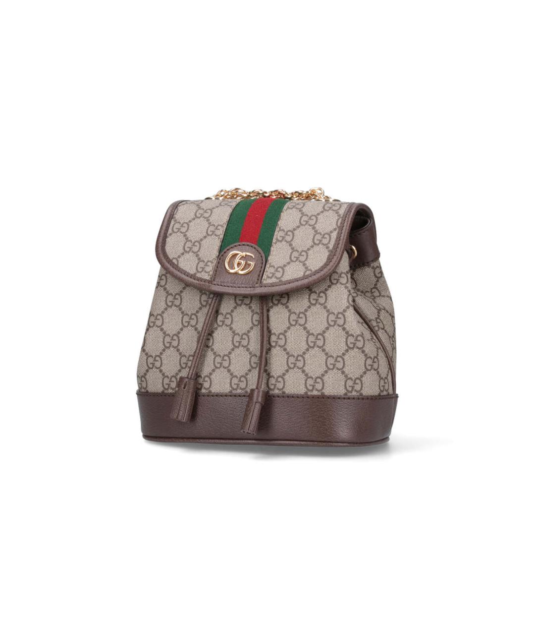 GUCCI Бежевый рюкзак, фото 2
