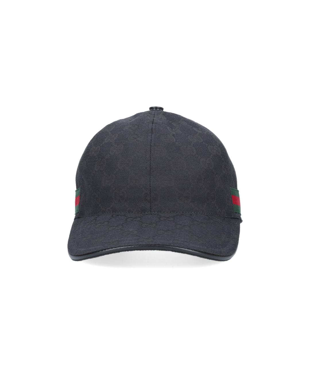 GUCCI Черная синтетическая кепка, фото 1