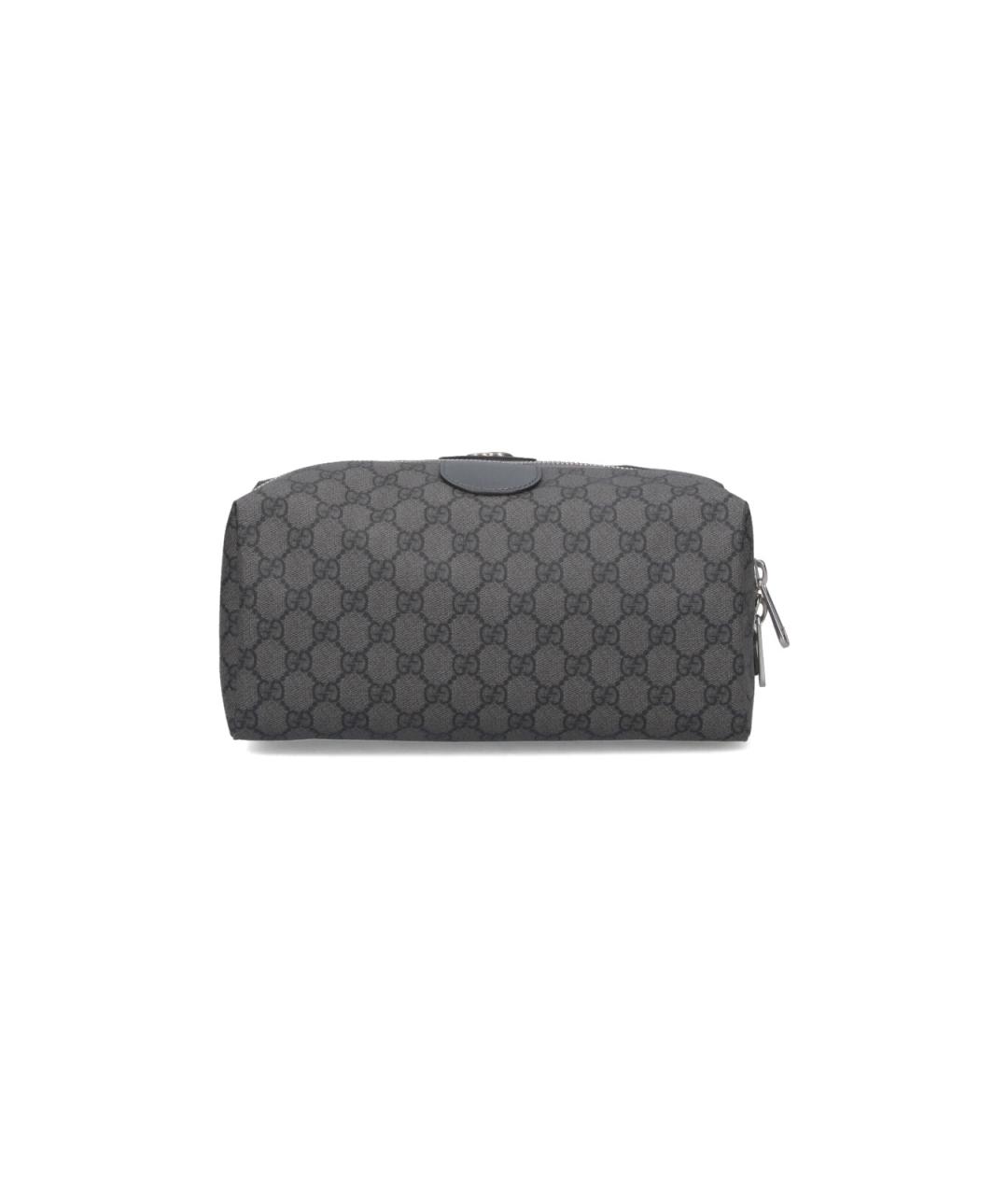 GUCCI Серая барсетка, фото 3