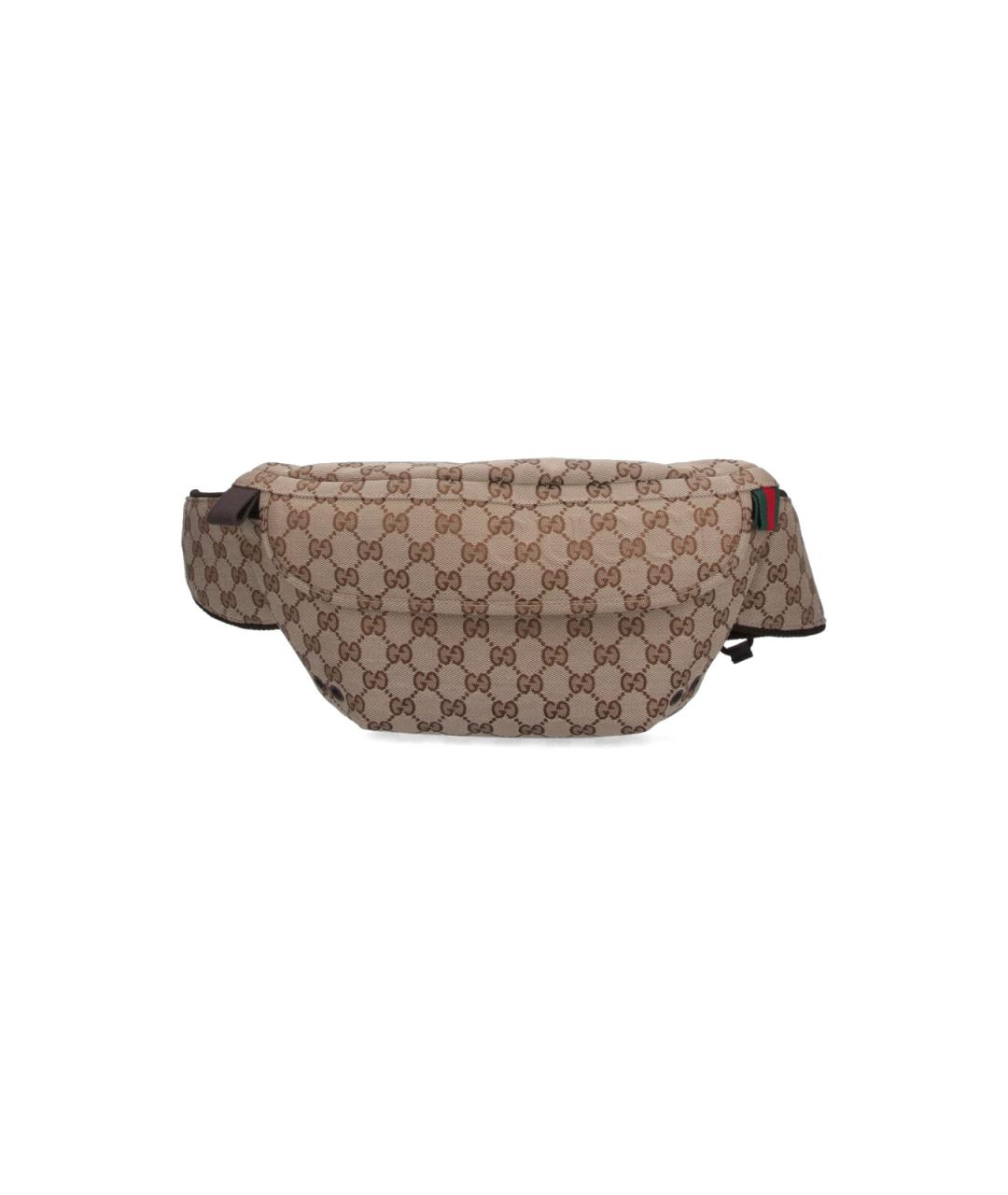 GUCCI Бежевая поясная сумка, фото 1