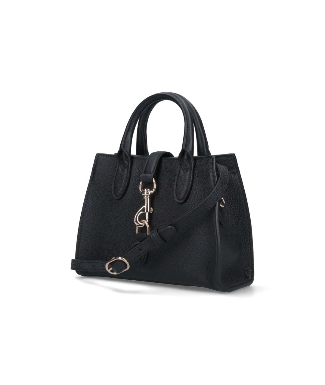 GUCCI Черная кожаная сумка тоут, фото 2