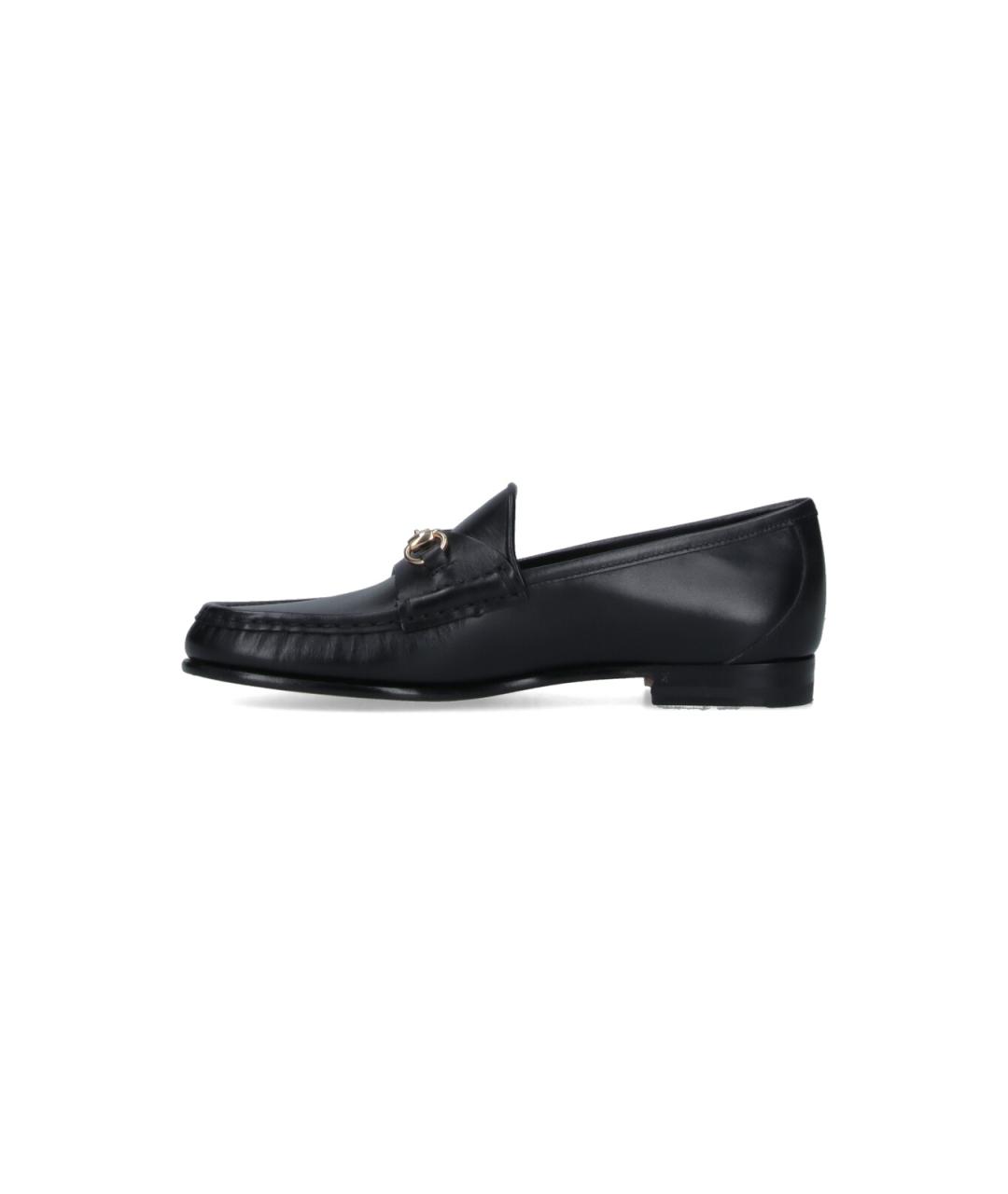 GUCCI Черные кожаные лоферы, фото 3