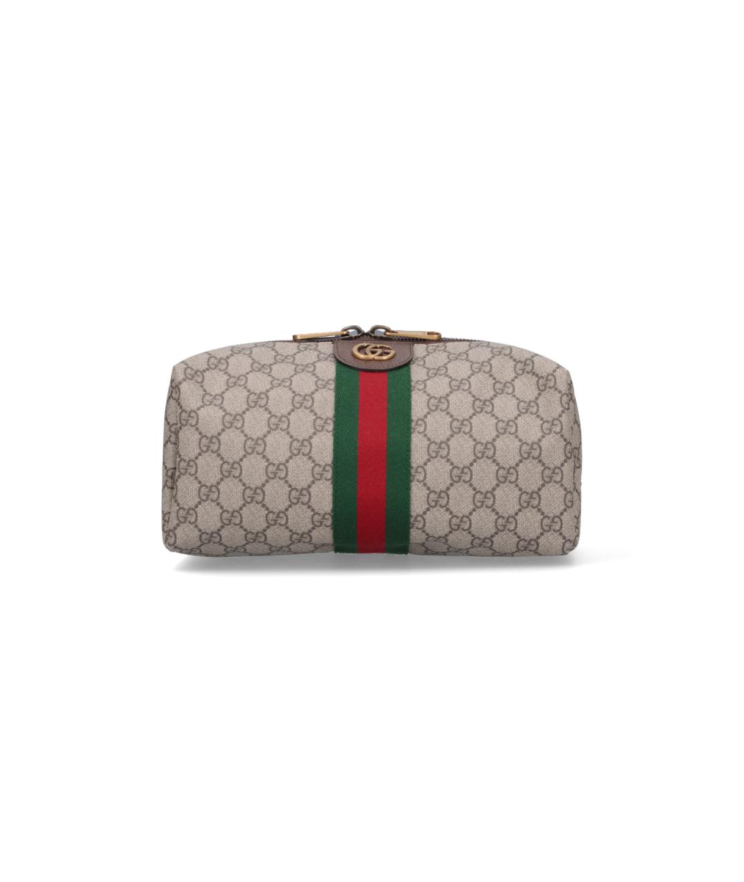 GUCCI Бежевая косметичка, фото 1