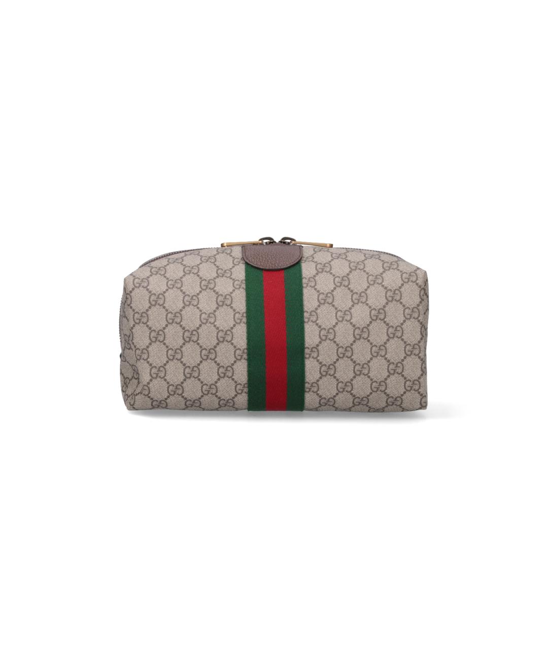 GUCCI Бежевая косметичка, фото 3