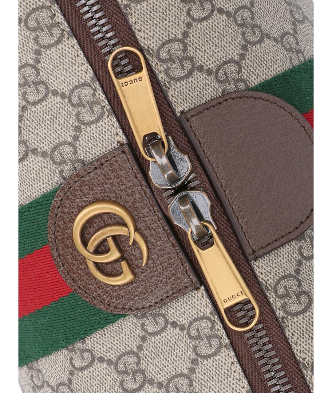 GUCCI Бежевая косметичка, фото 4