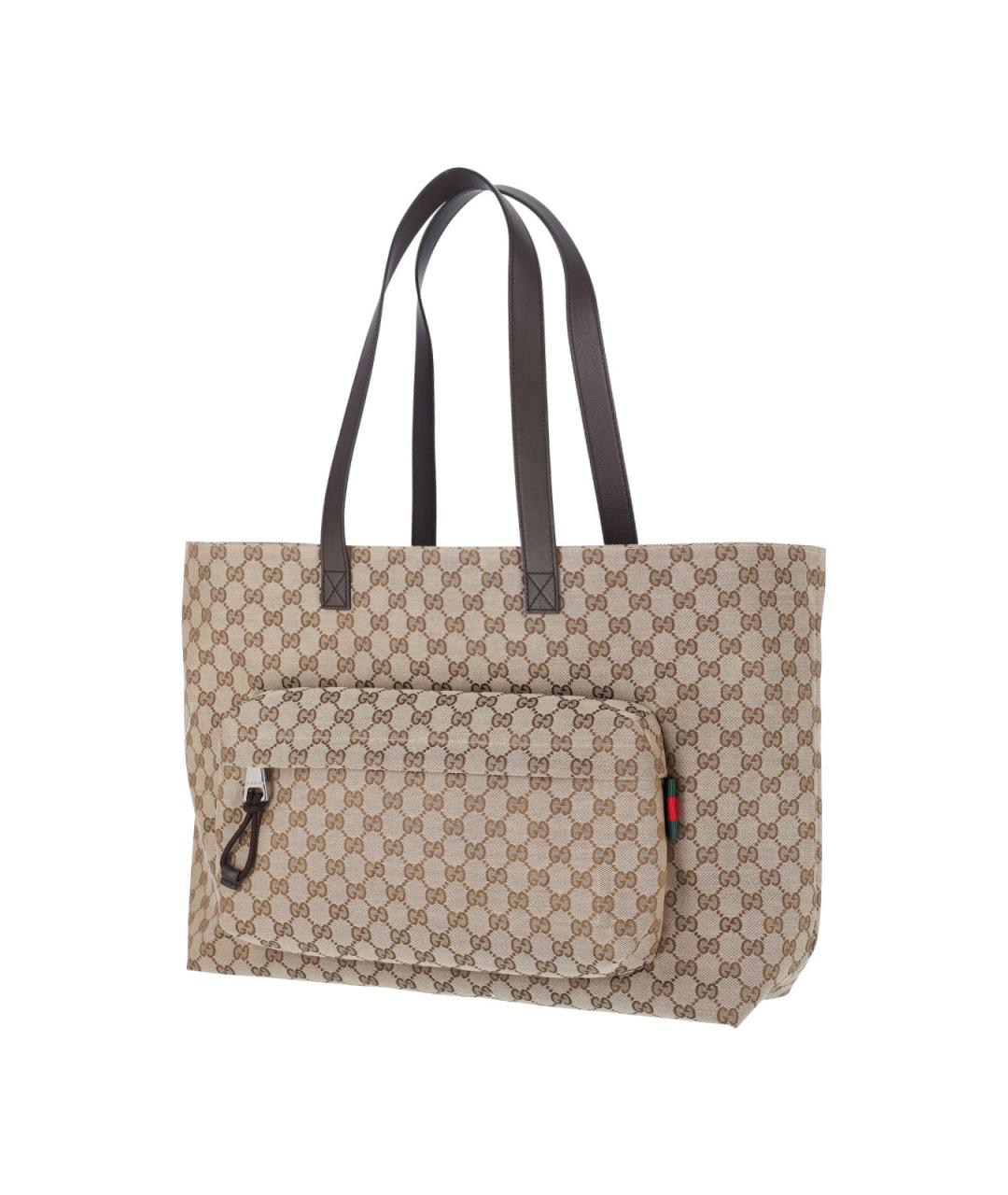 GUCCI Бежевая сумка тоут, фото 2
