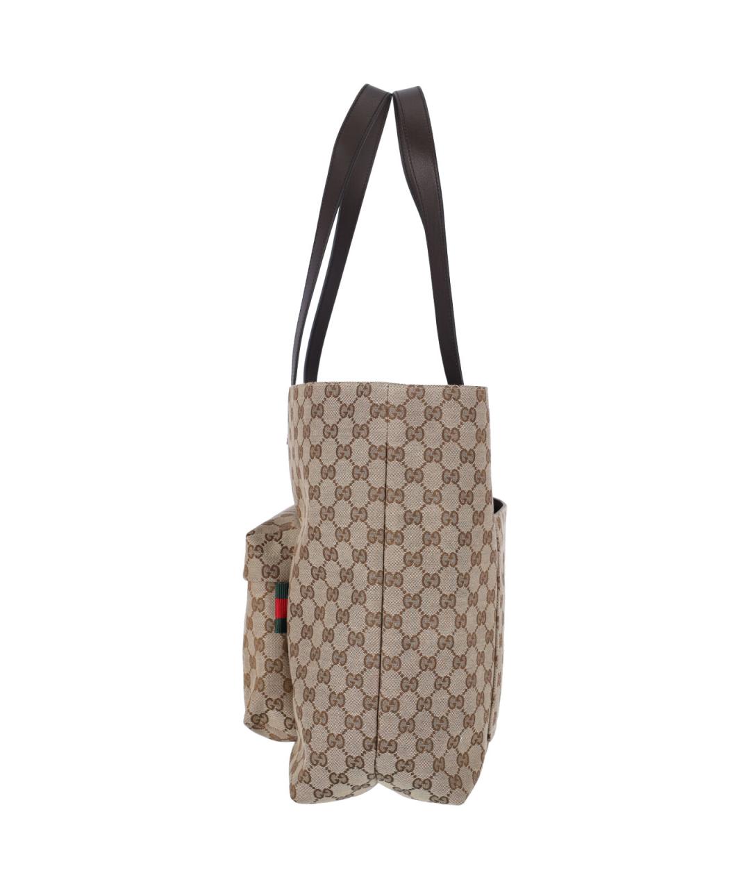 GUCCI Бежевая сумка тоут, фото 5