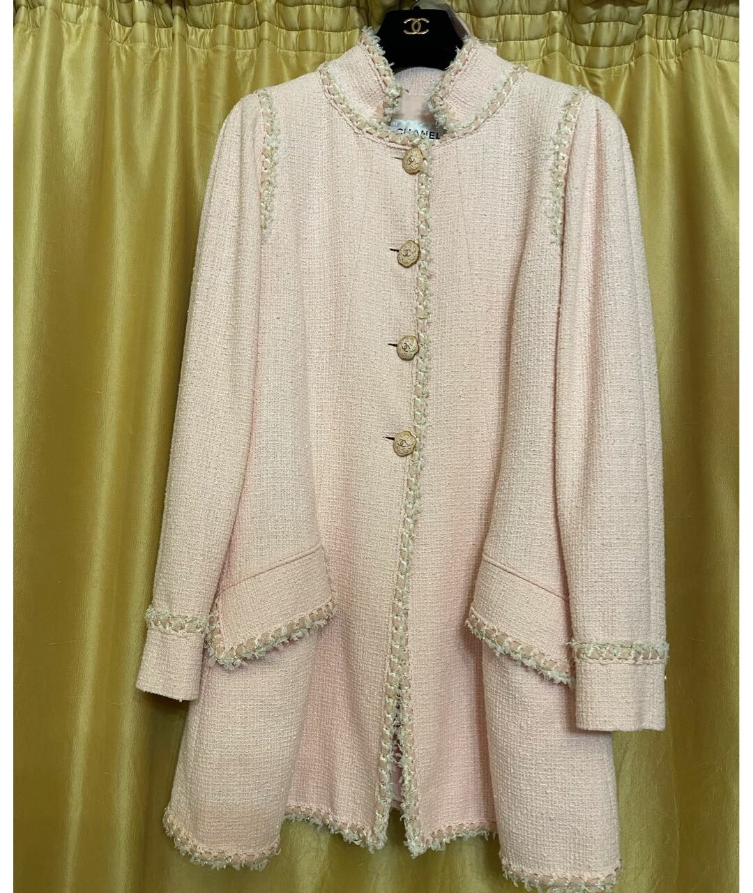 CHANEL PRE-OWNED Розовый хлопковый жакет/пиджак, фото 9