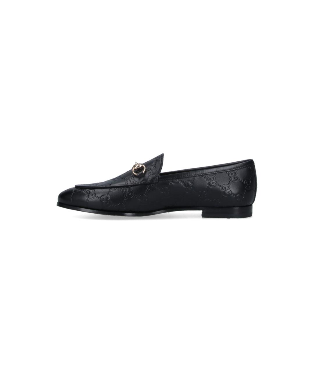 GUCCI Черные кожаные лоферы, фото 3