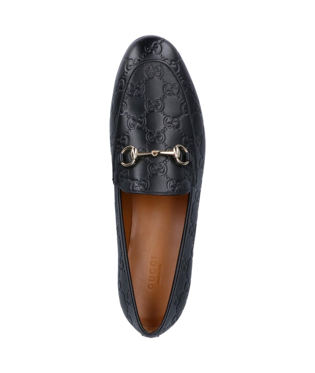 GUCCI Черные кожаные лоферы, фото 5