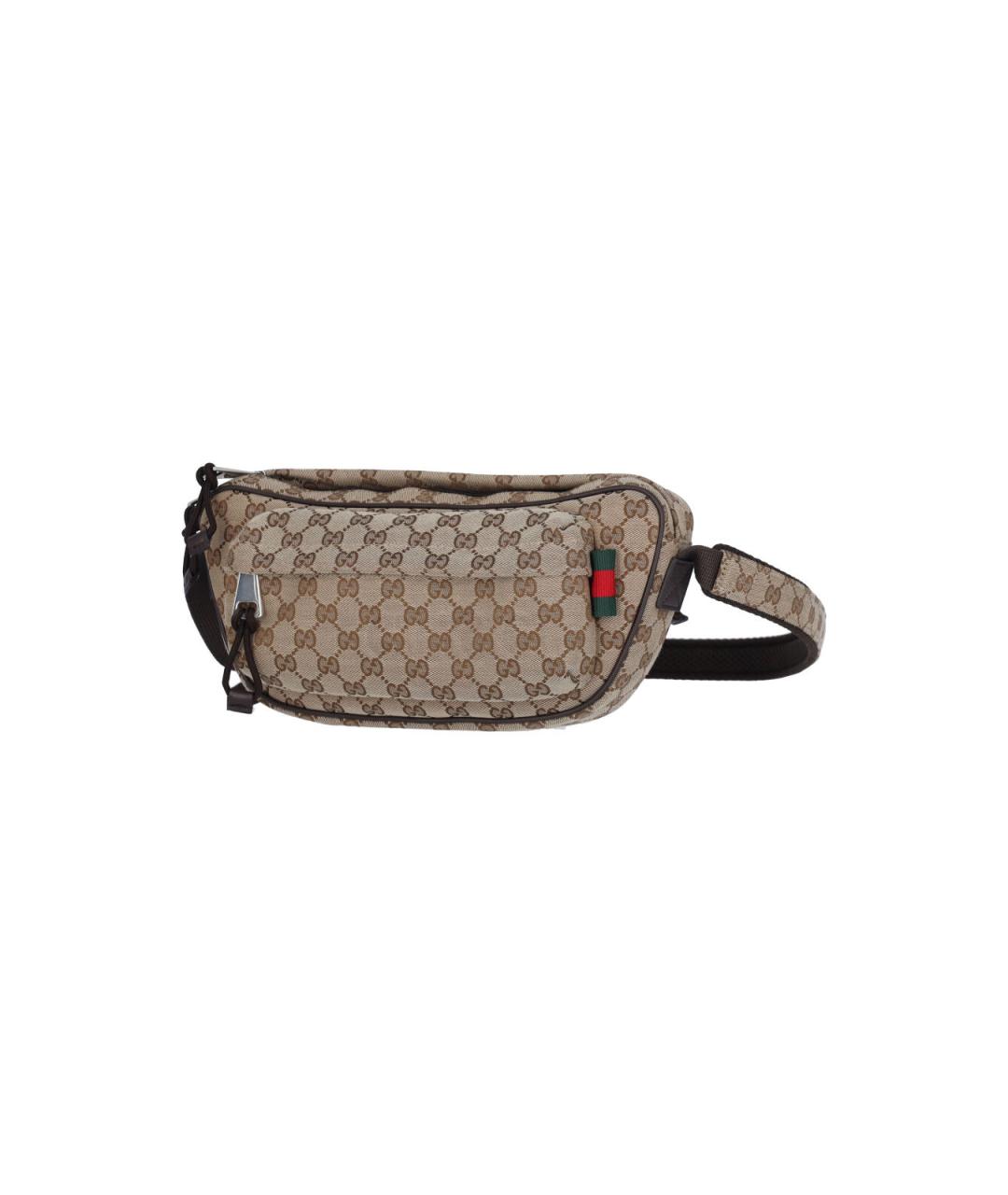GUCCI Бежевая поясная сумка, фото 2