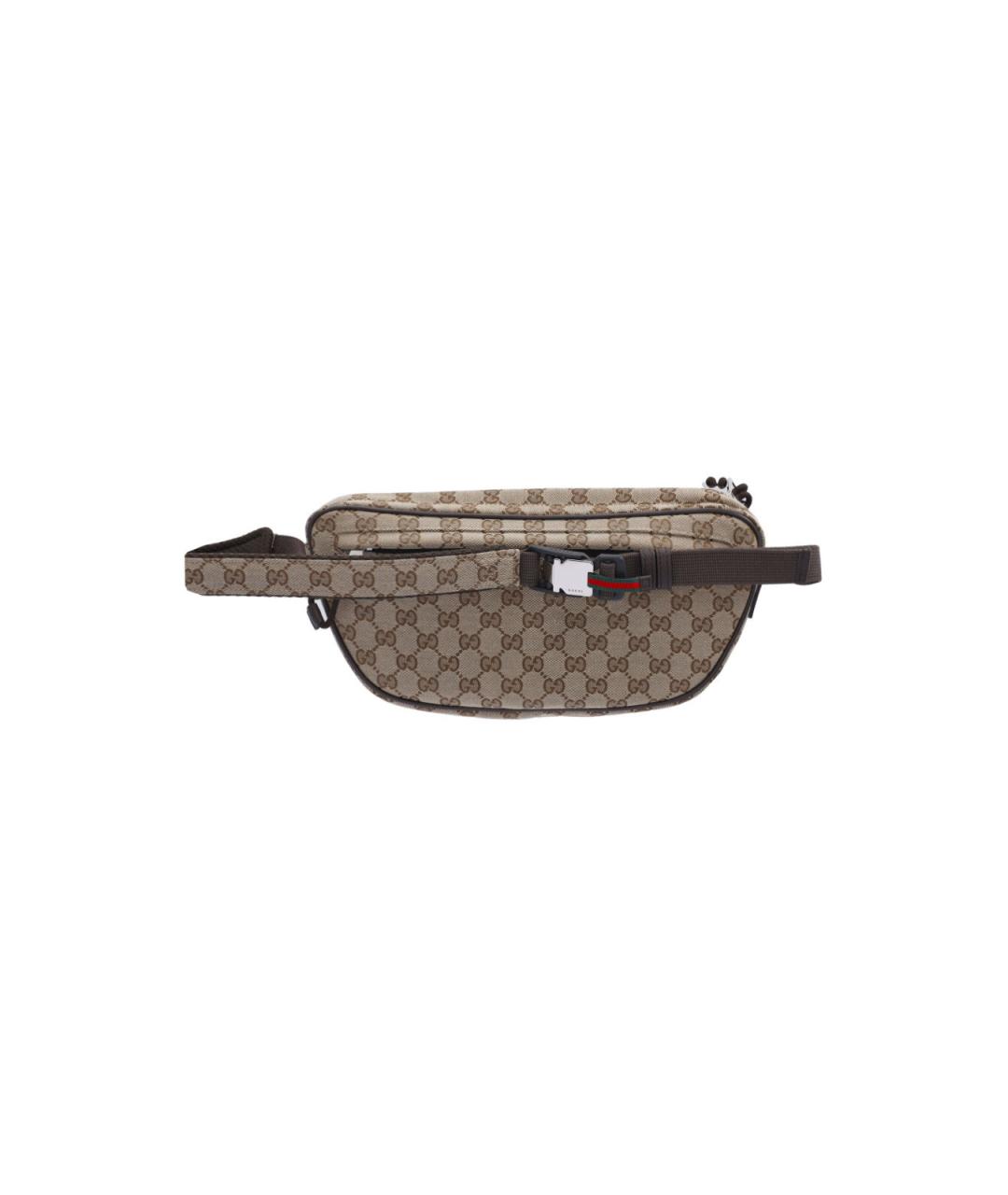 GUCCI Бежевая поясная сумка, фото 3