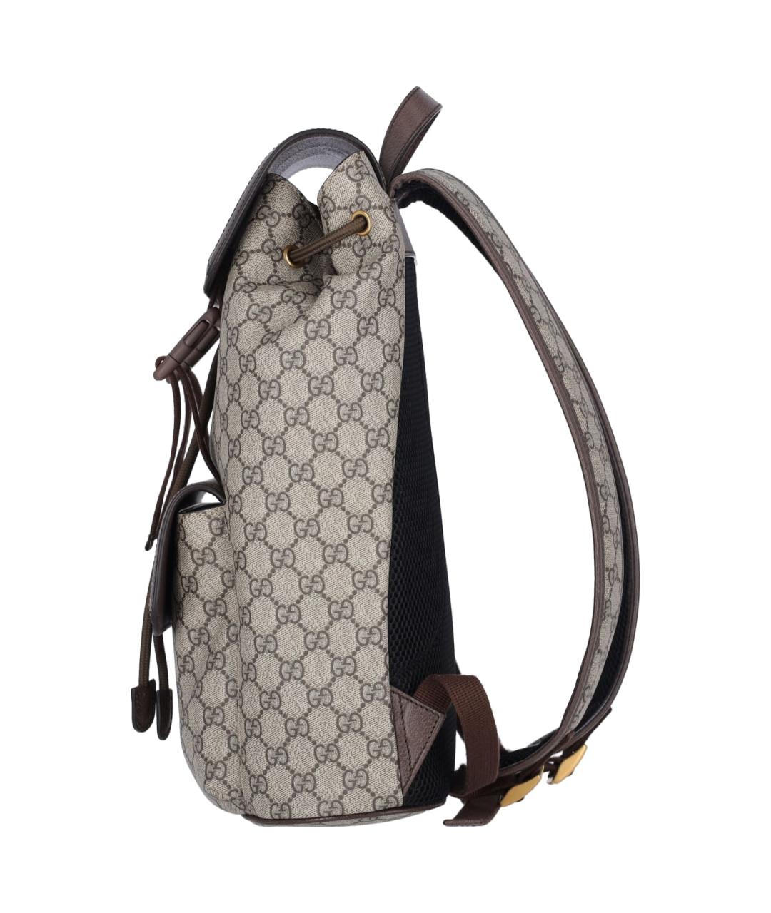 GUCCI Бежевый рюкзак, фото 5