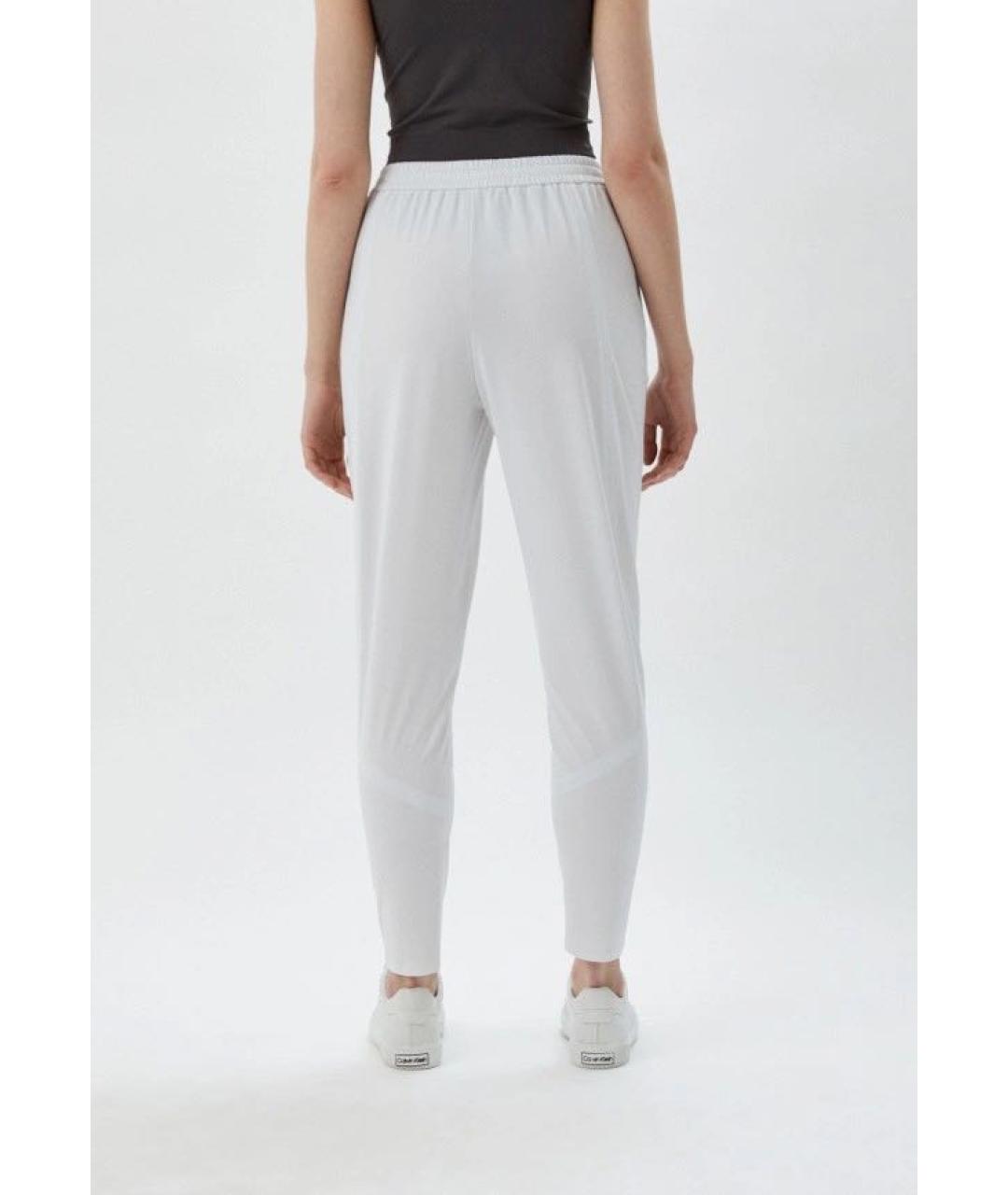 MAX MARA Белые хлопковые спортивные брюки и шорты, фото 2