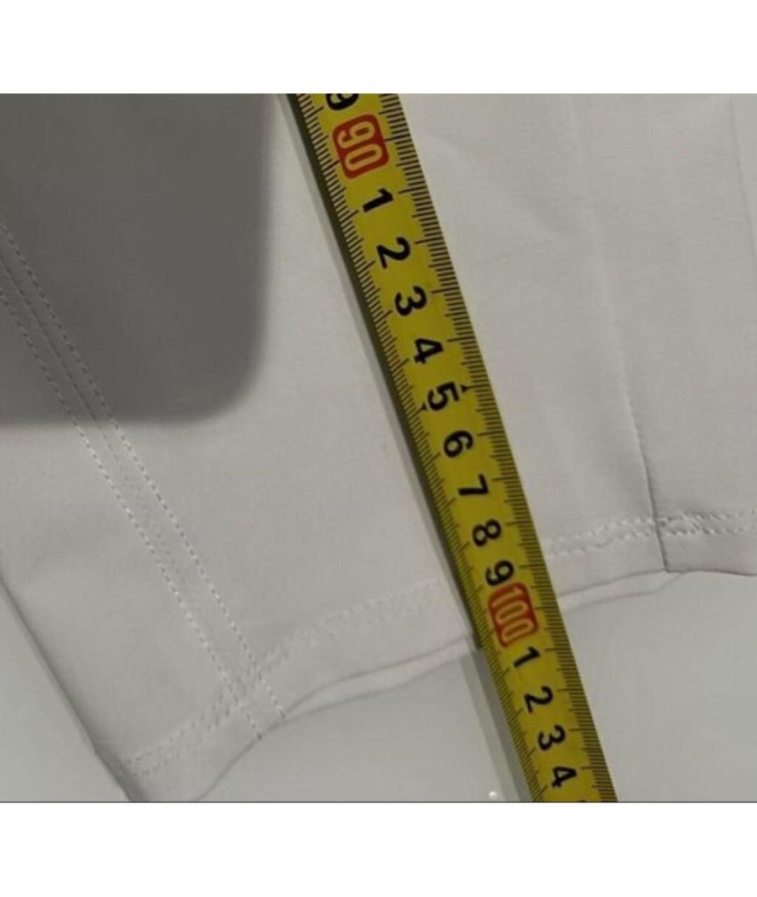 MAX MARA Белые хлопковые спортивные брюки и шорты, фото 6