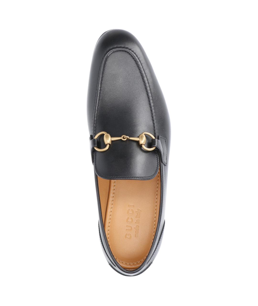 GUCCI Черные кожаные лоферы, фото 5