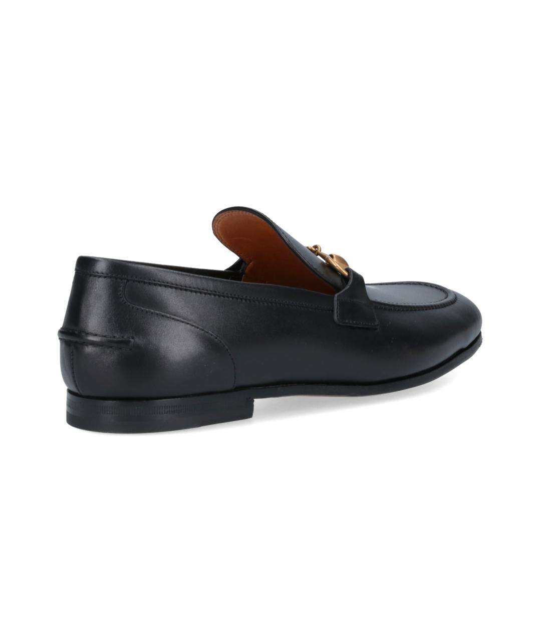 GUCCI Черные кожаные лоферы, фото 4