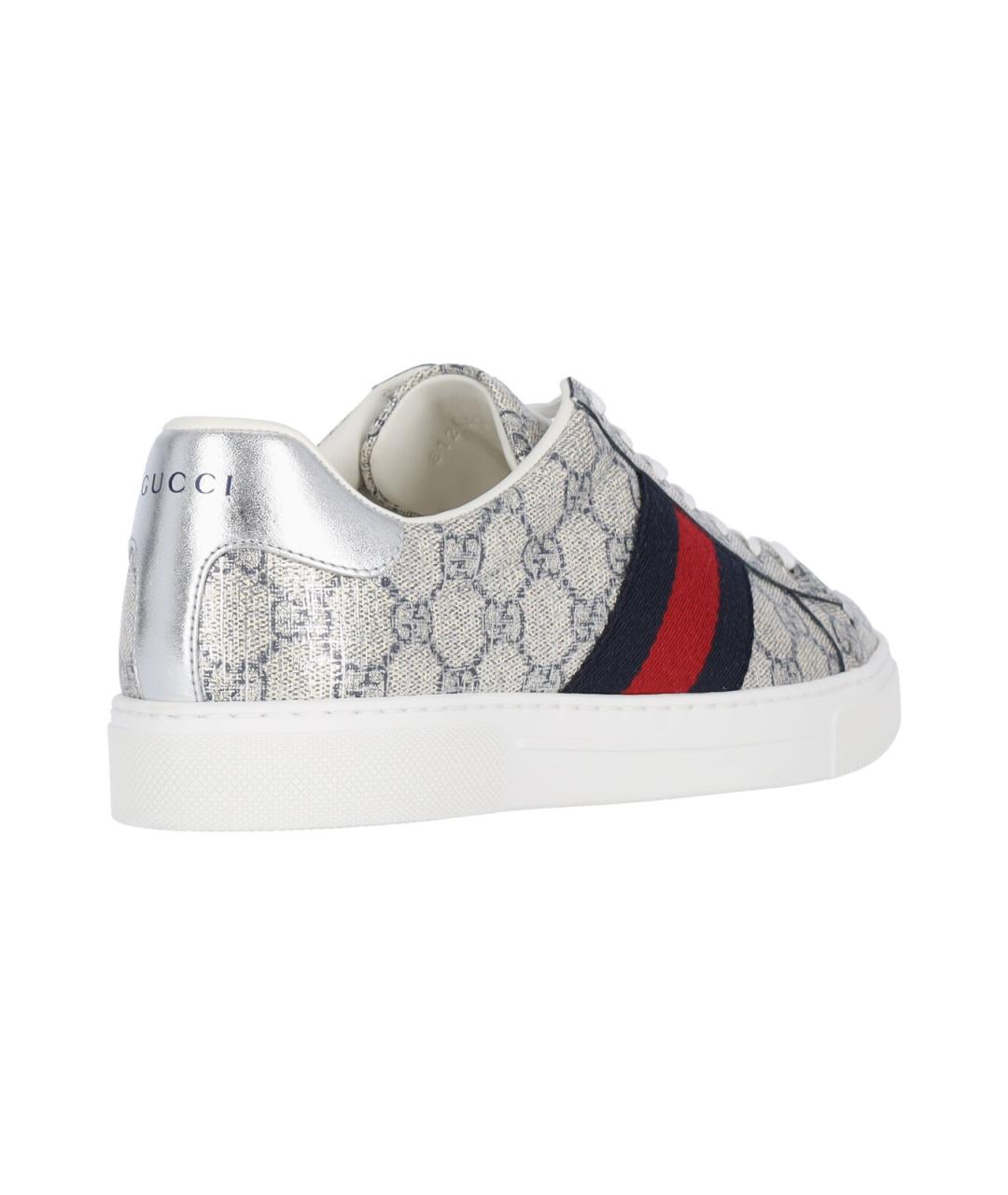 GUCCI Мульти низкие кроссовки / кеды, фото 4