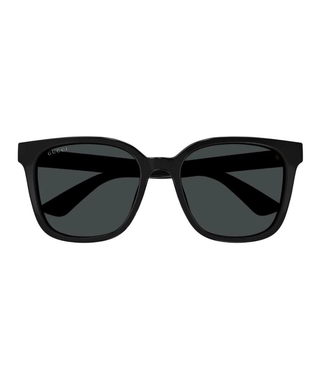 GUCCI Черные пластиковые солнцезащитные очки, фото 2