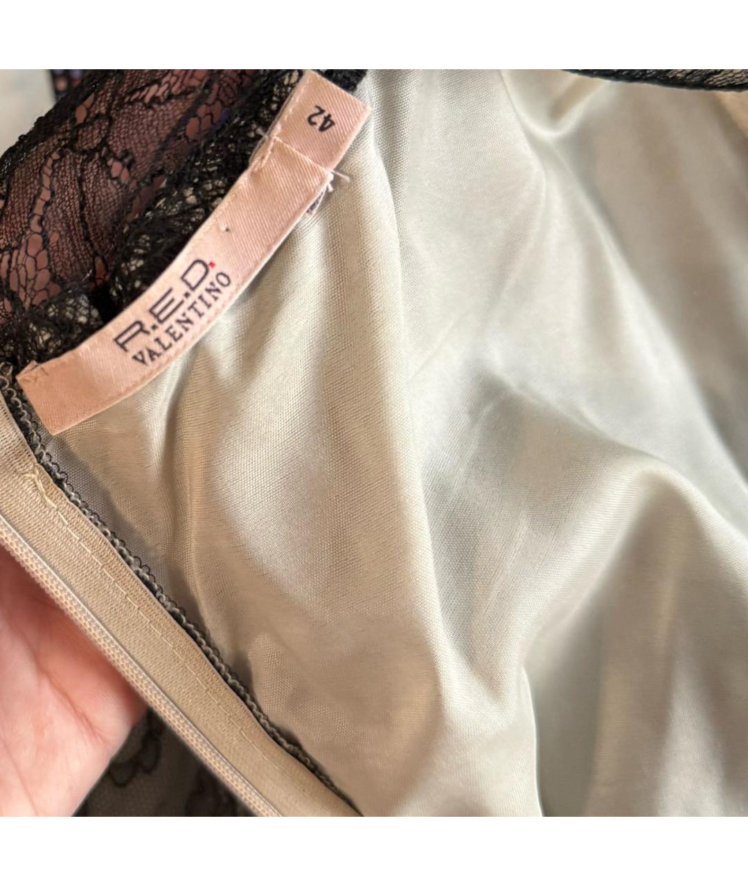 RED VALENTINO Мульти вискозное коктейльное платье, фото 3