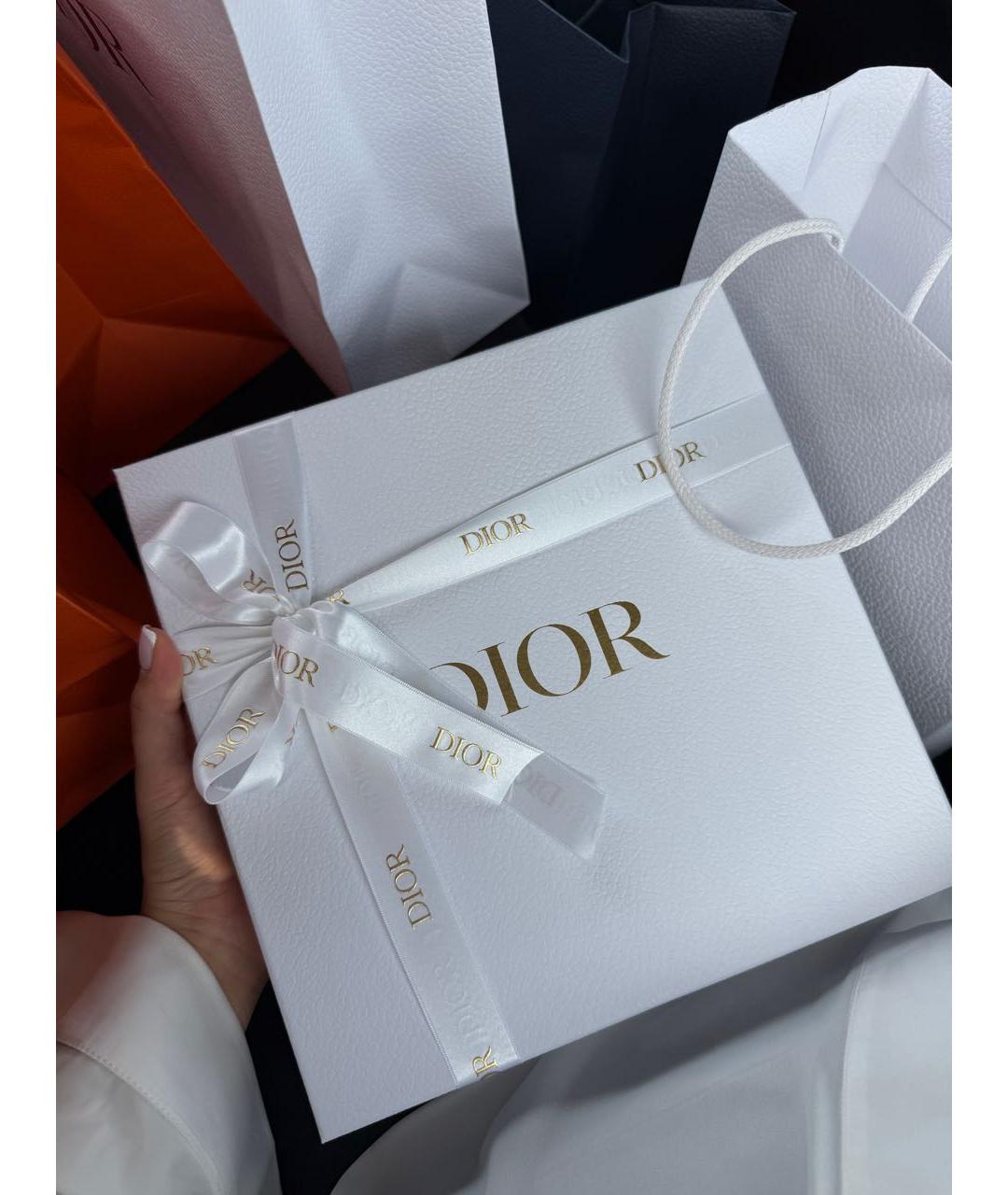 CHRISTIAN DIOR Золотой шелковый платок, фото 3