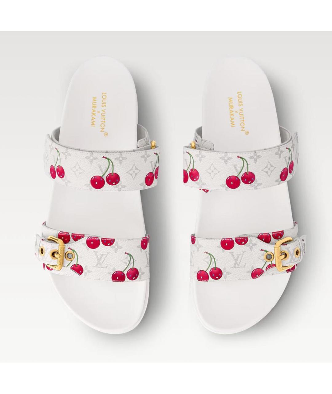 LOUIS VUITTON Белые сандалии, фото 2