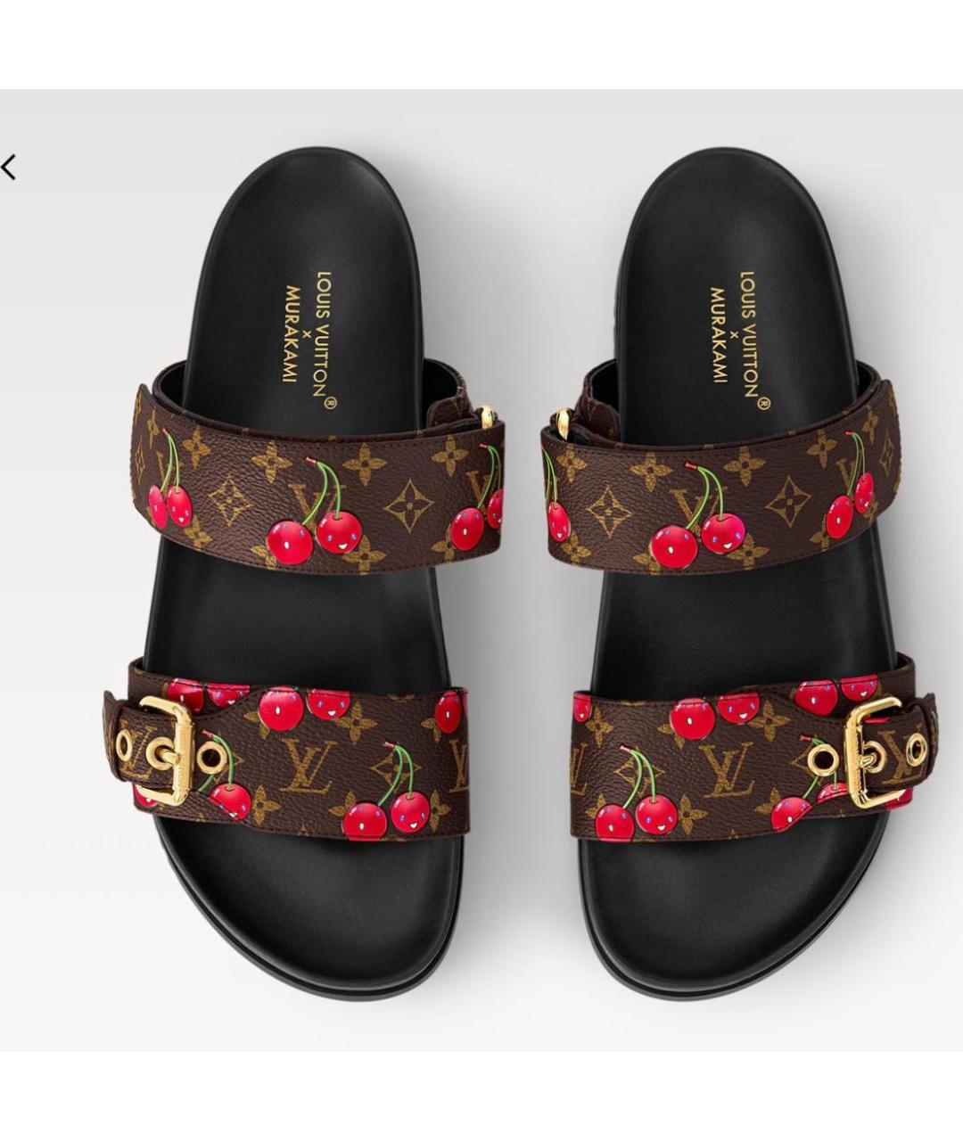 LOUIS VUITTON Коричневые сандалии, фото 2