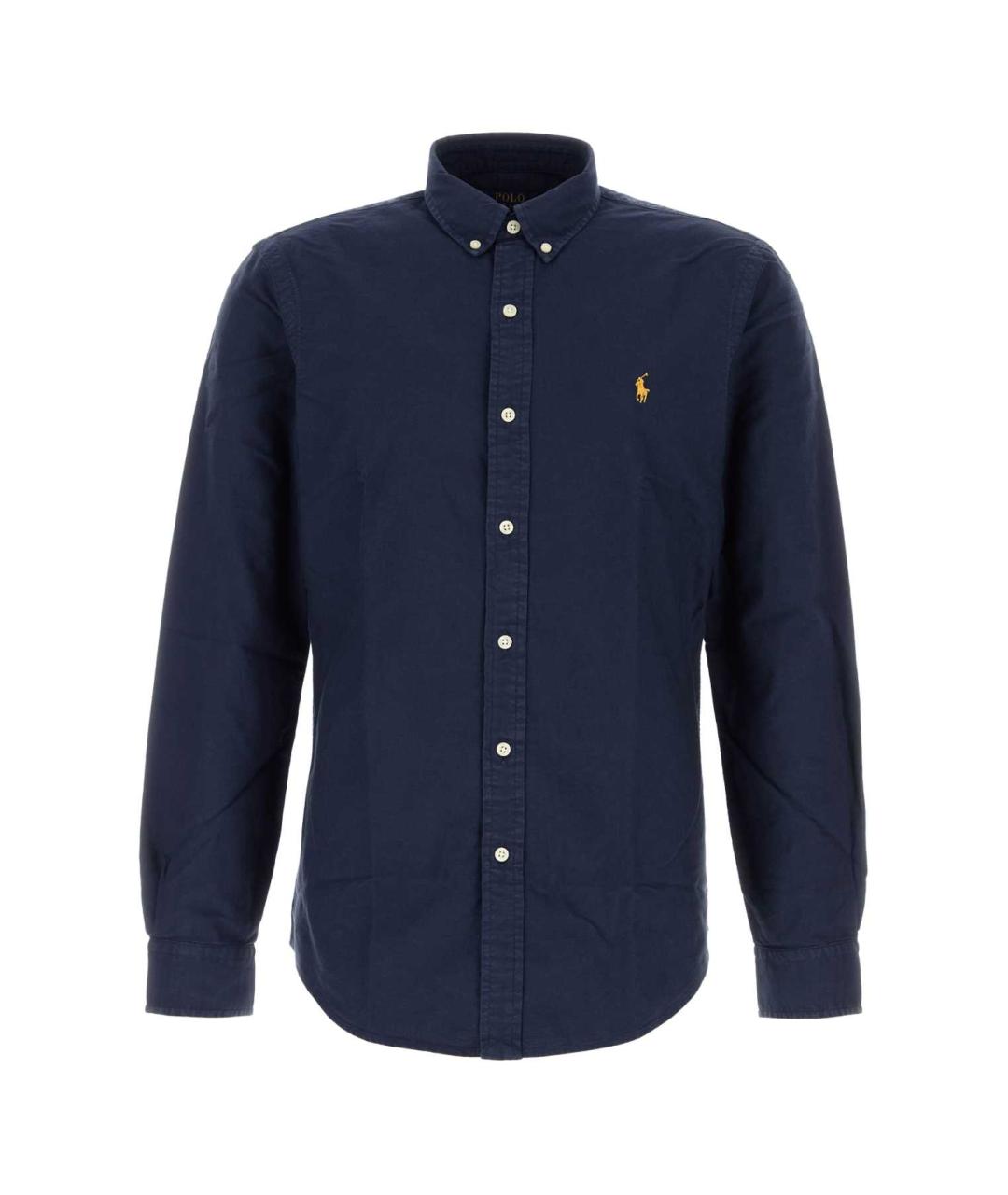 POLO RALPH LAUREN Темно-синяя хлопковая кэжуал рубашка, фото 1