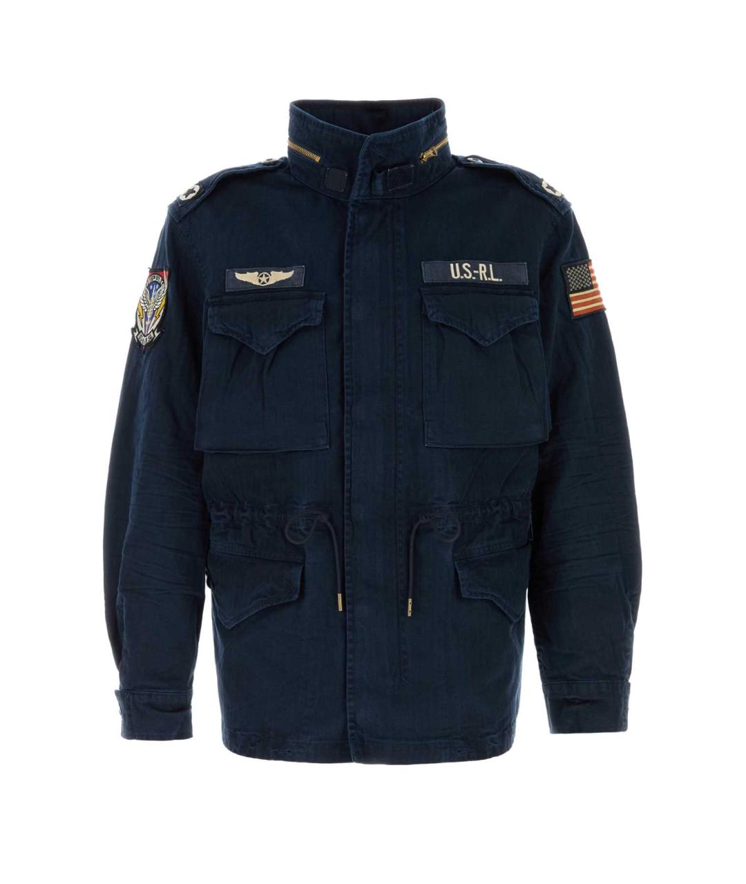 POLO RALPH LAUREN Темно-синяя хлопковая куртка, фото 1