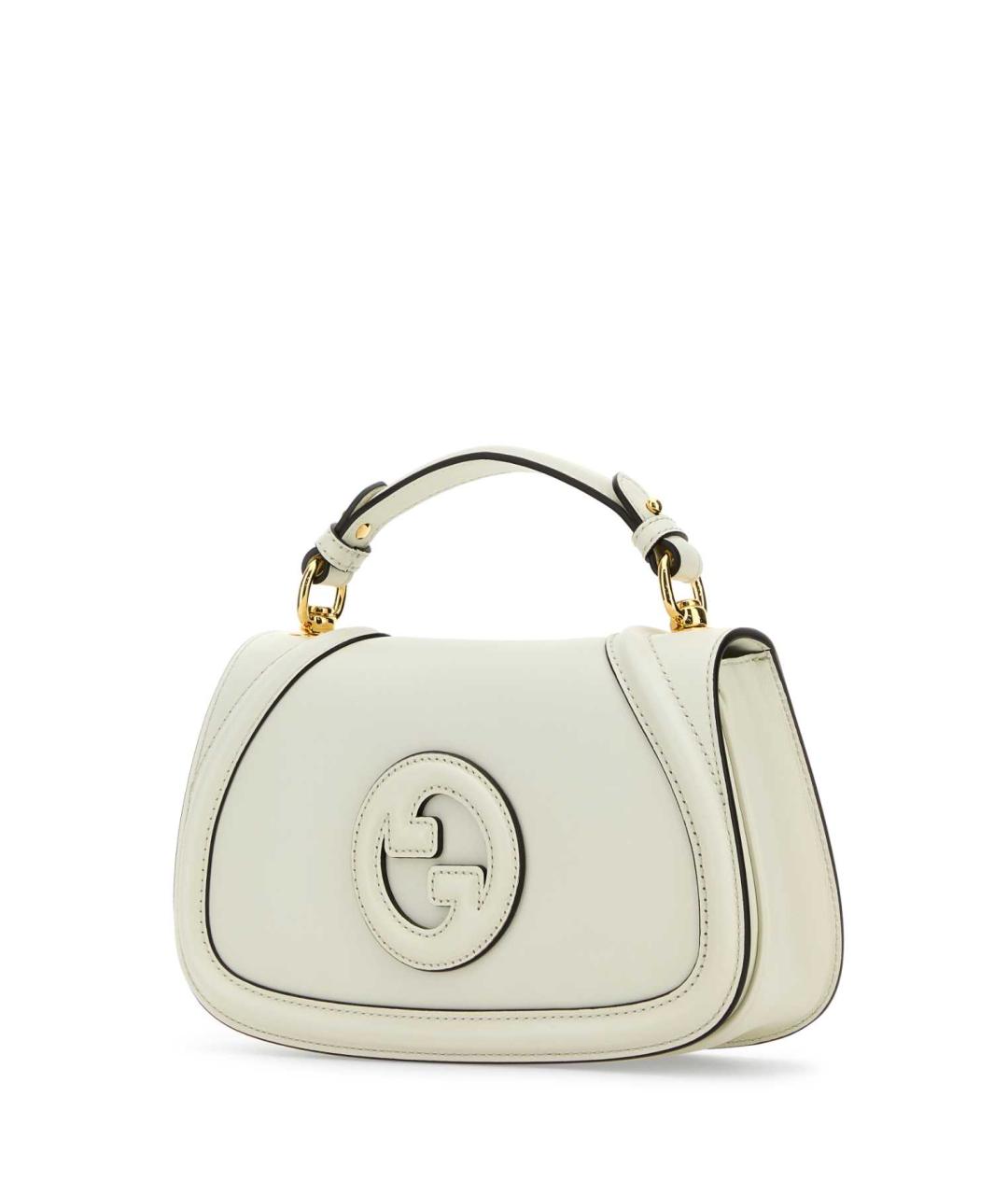 GUCCI Бежевая кожаная сумка через плечо, фото 2