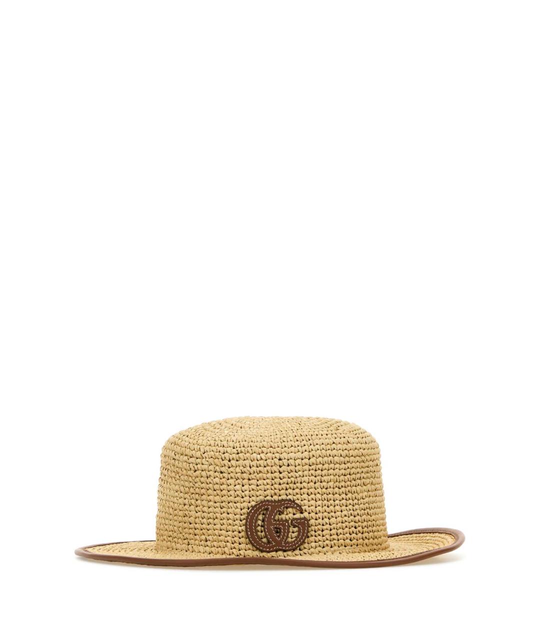 GUCCI Бежевая шляпа, фото 2