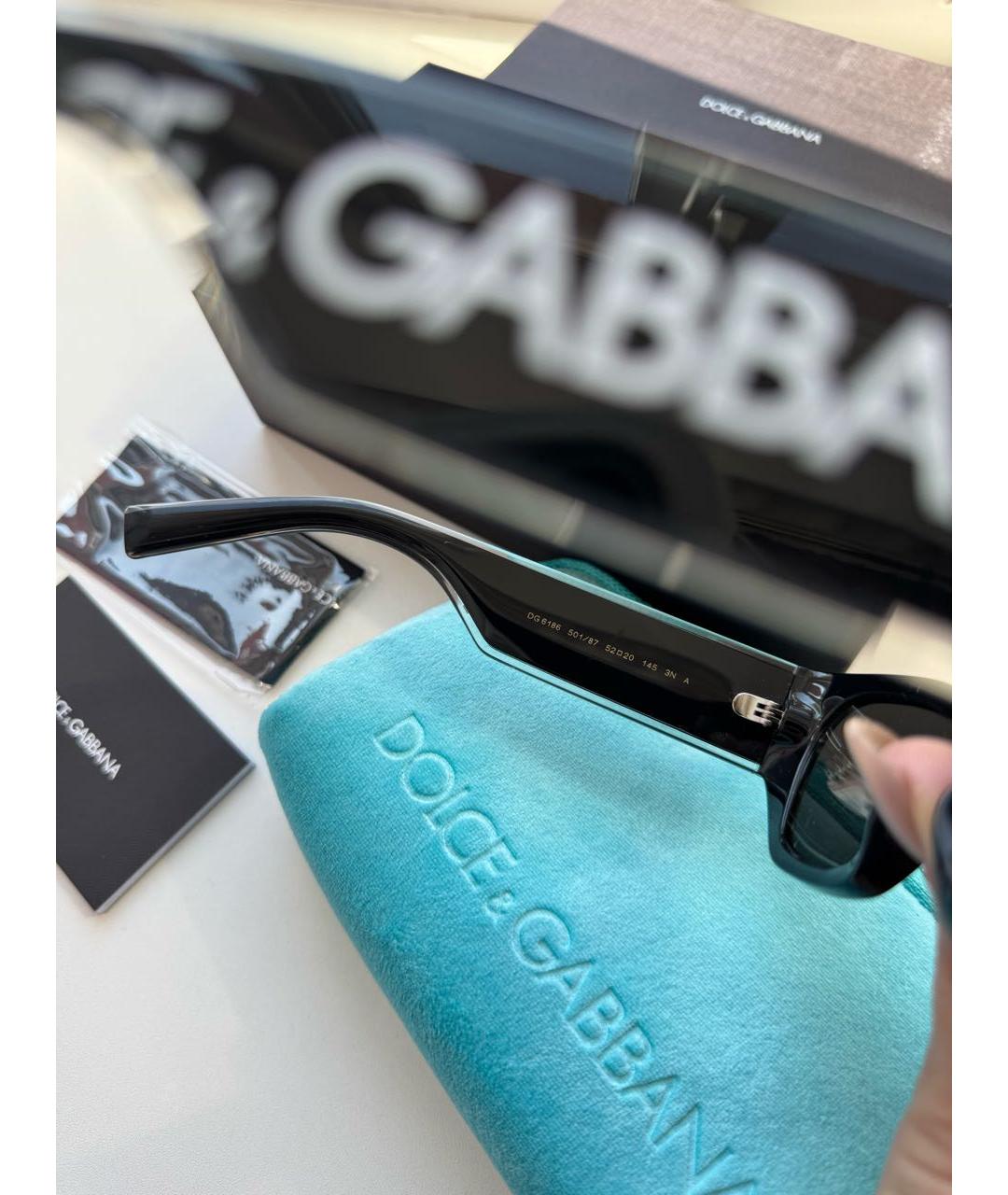 DOLCE&GABBANA Черные солнцезащитные очки, фото 7