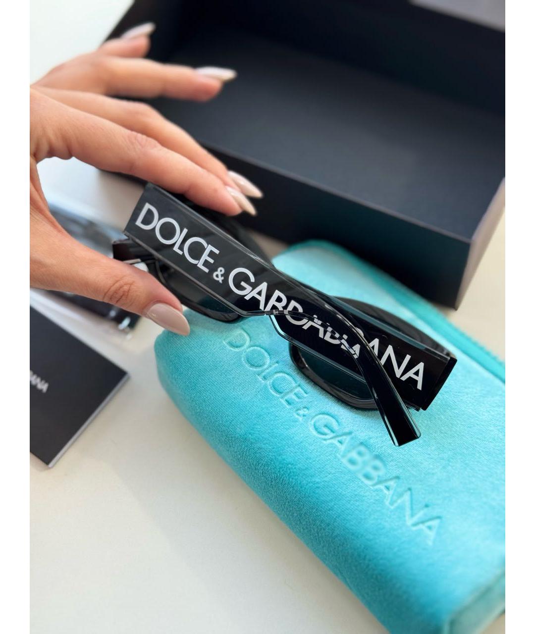 DOLCE&GABBANA Черные солнцезащитные очки, фото 3