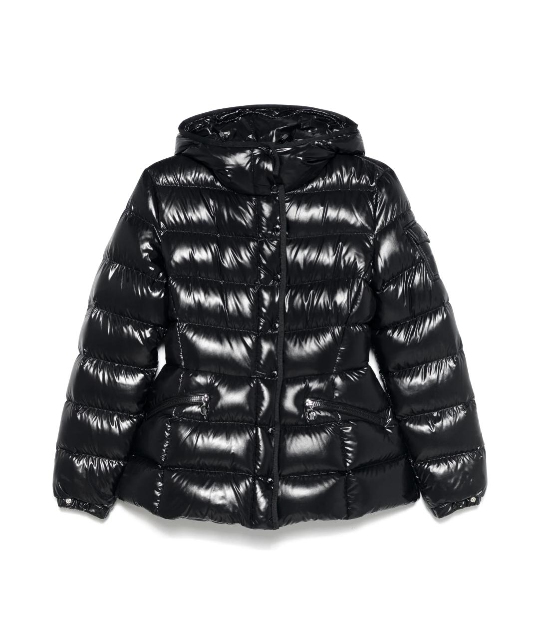 MONCLER Черный пуховик, фото 1