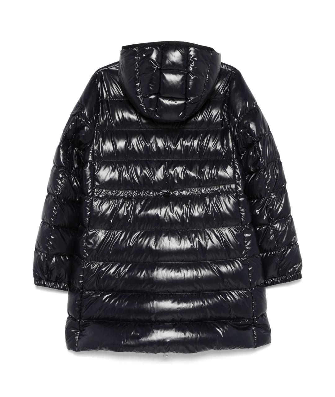 MONCLER Черный пуховик, фото 2