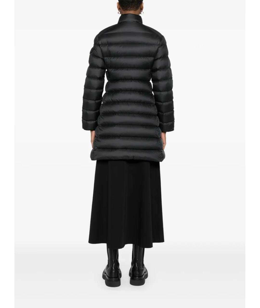 MONCLER Черный пуховик, фото 4