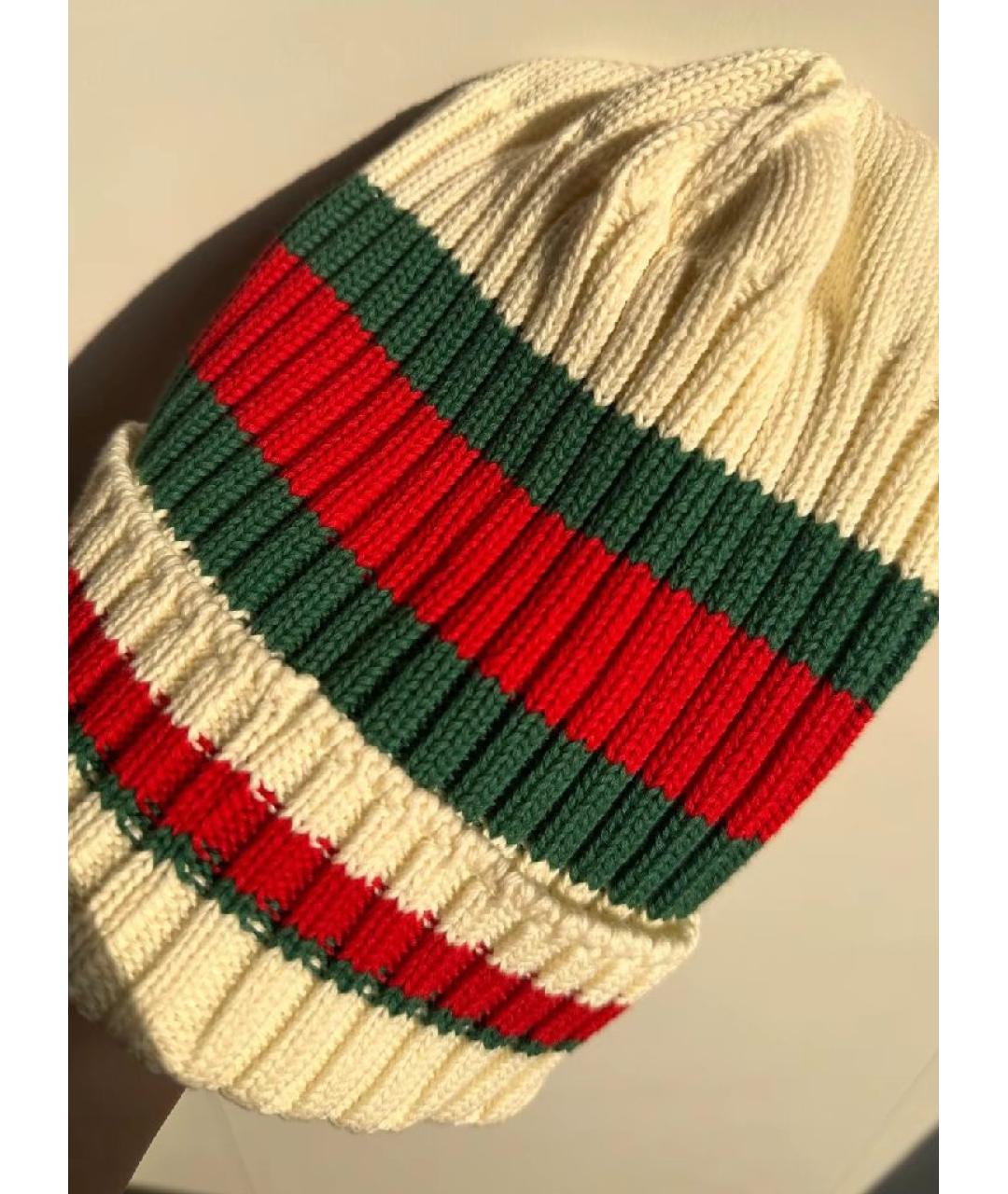 GUCCI Бежевая шапка, фото 4