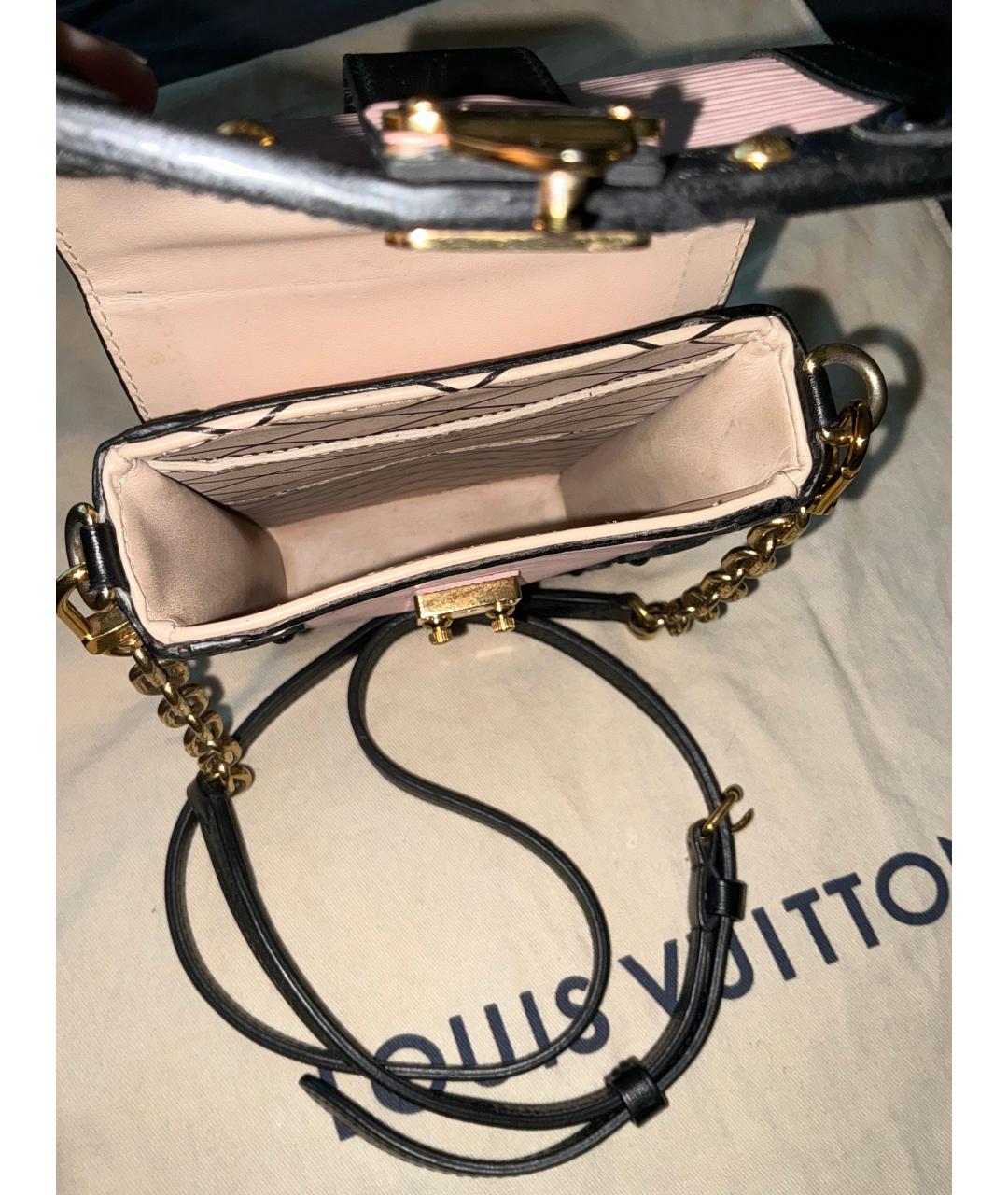 LOUIS VUITTON Розовая кожаная сумка через плечо, фото 6