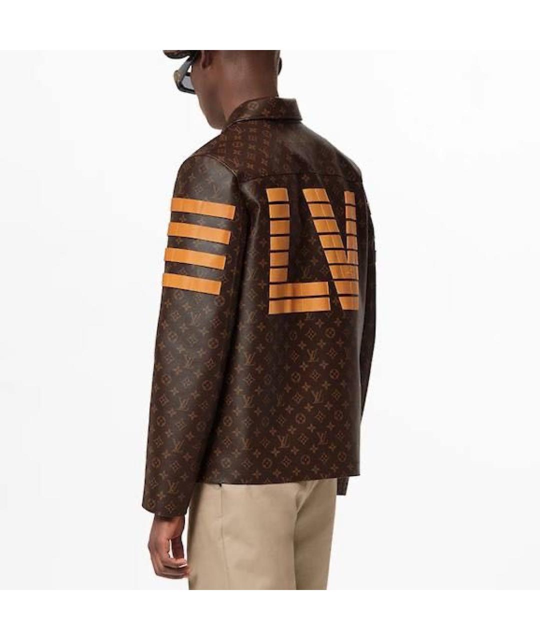 LOUIS VUITTON Коричневая куртка, фото 3