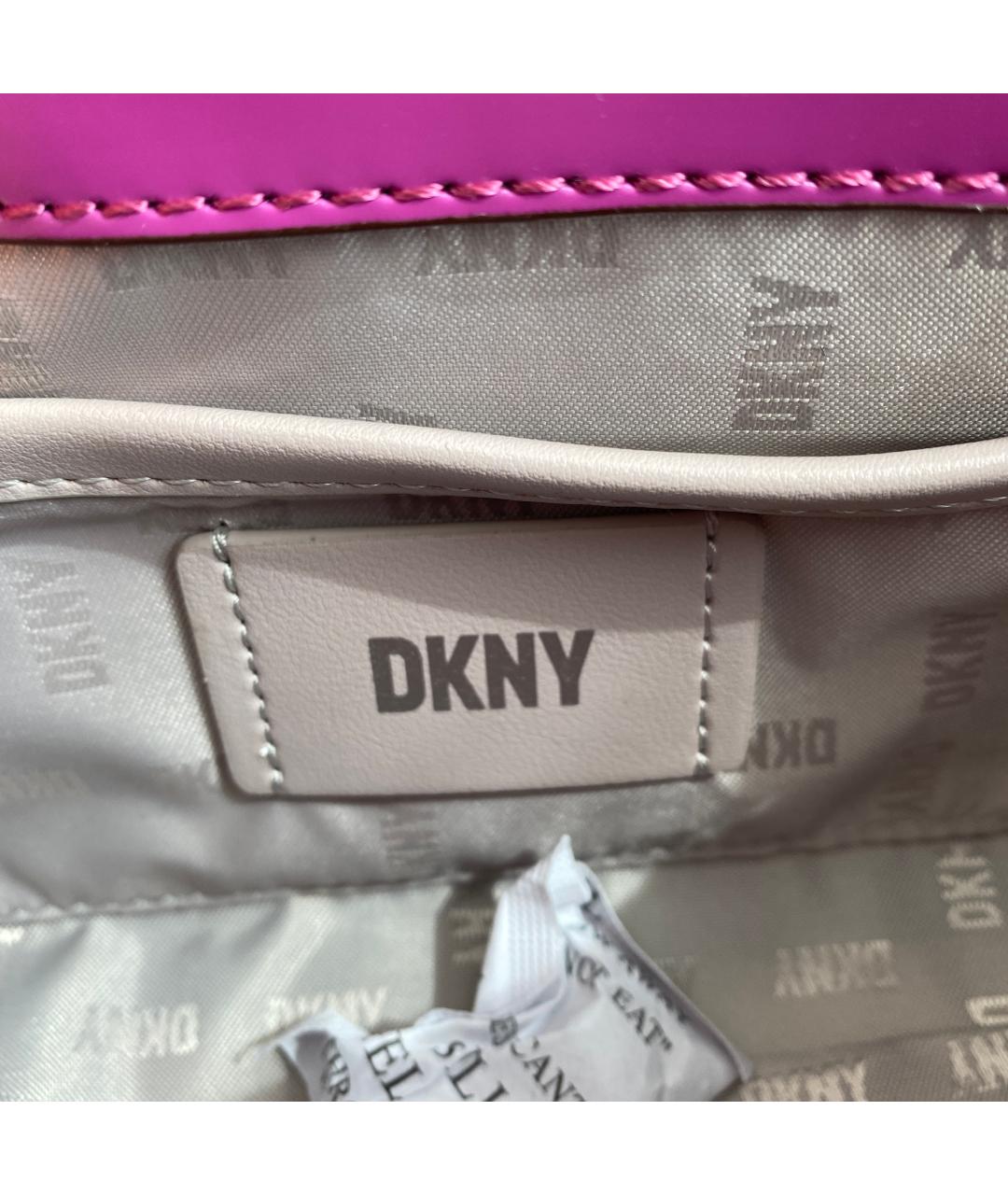 DKNY Фиолетовая сумка через плечо из искусственной кожи, фото 5