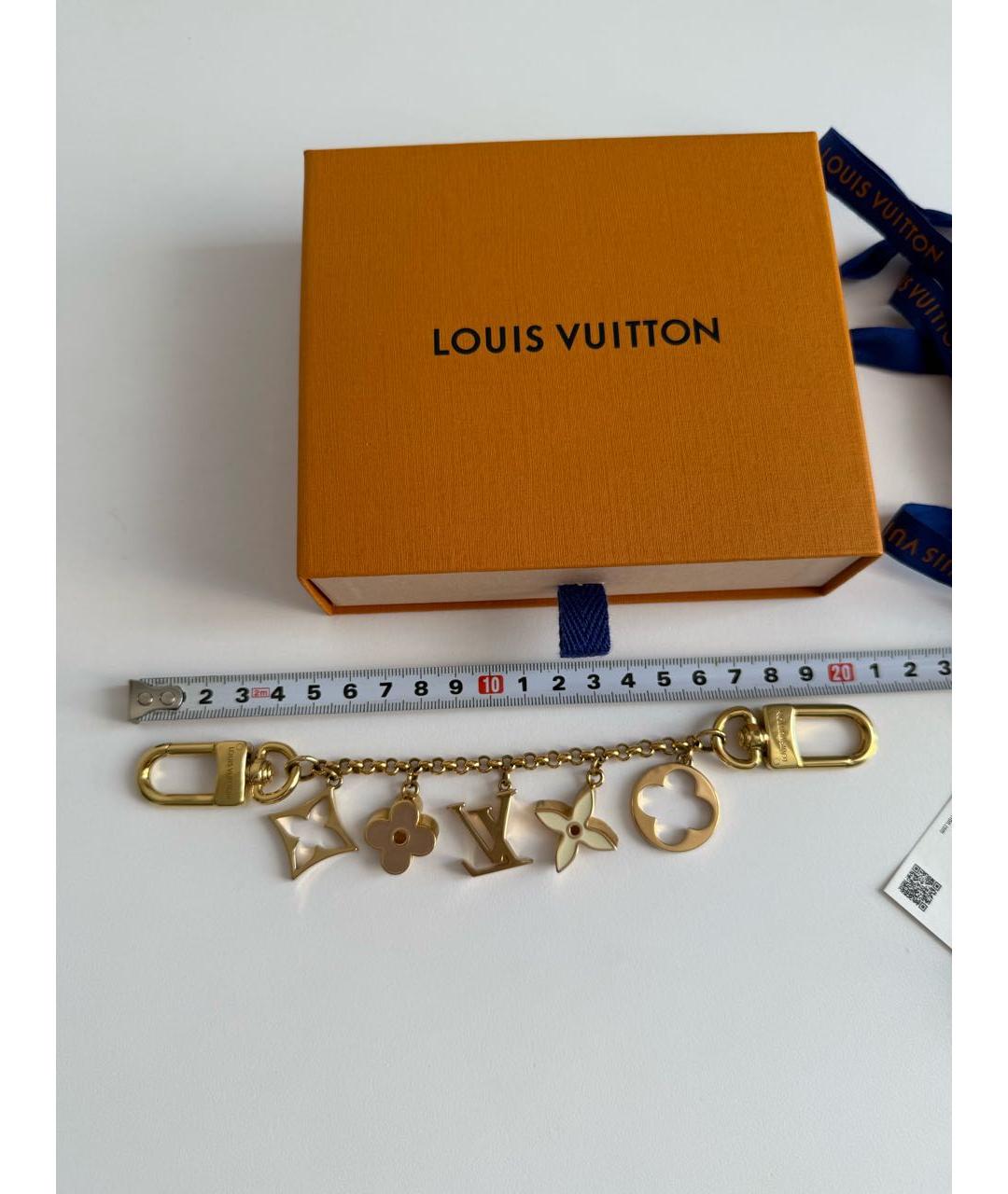 LOUIS VUITTON Золотой брелок, фото 7