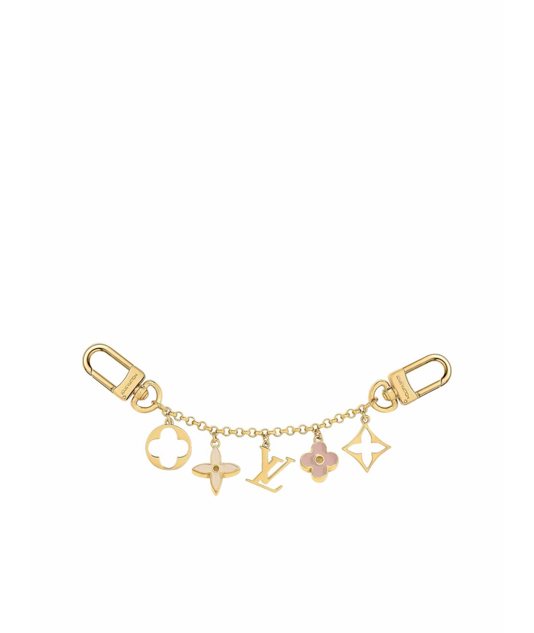 LOUIS VUITTON Золотой брелок, фото 1
