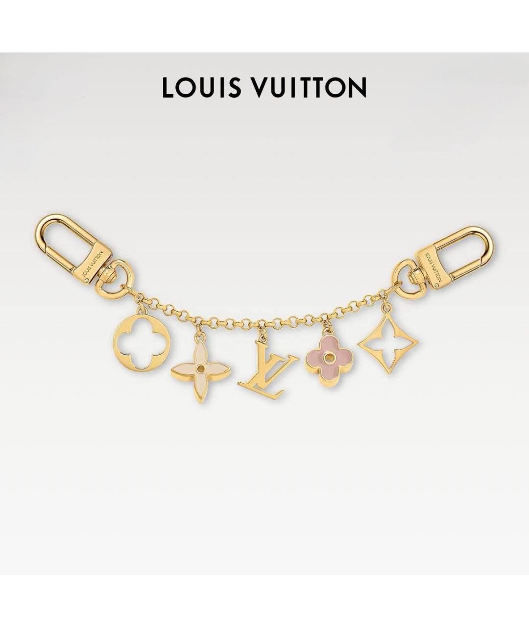 LOUIS VUITTON Золотой брелок, фото 8