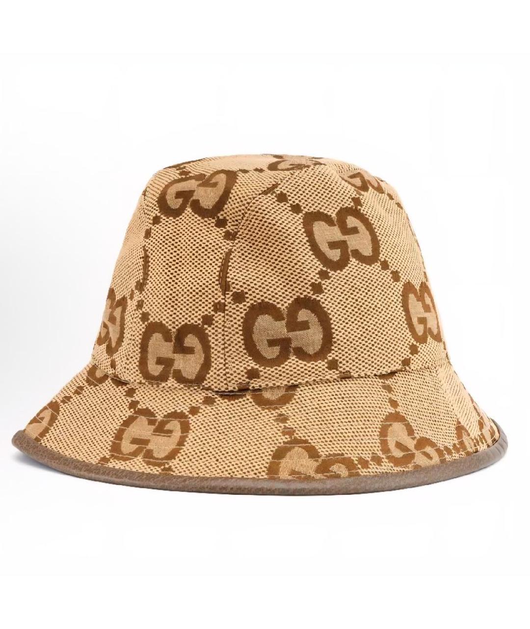 GUCCI Бежевая панама, фото 5
