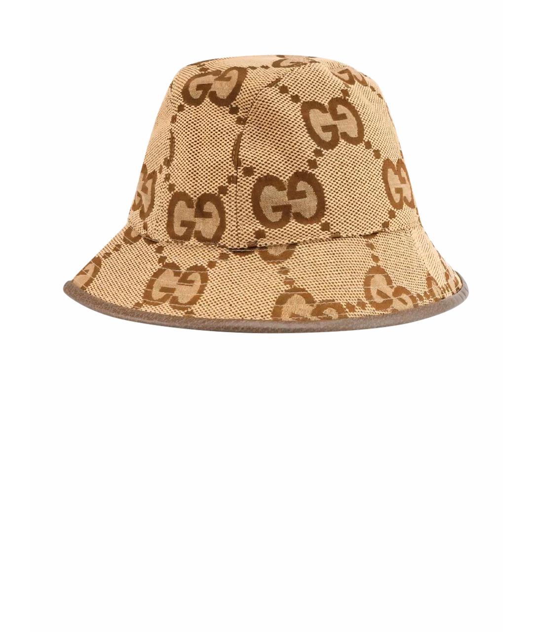 GUCCI Бежевая панама, фото 1